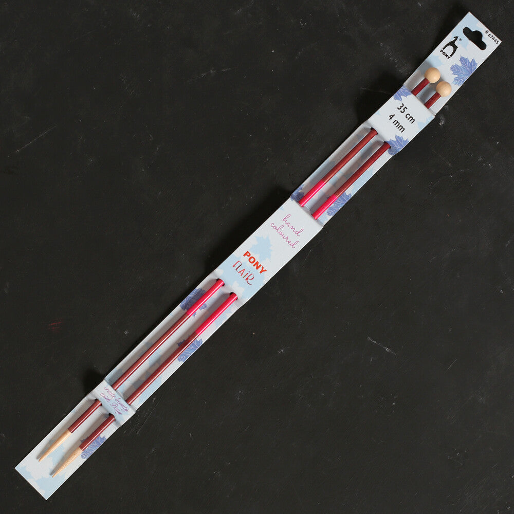 Pony Flair 4 mm 35 cm Akçaağaç Örgü Şişi - 67445